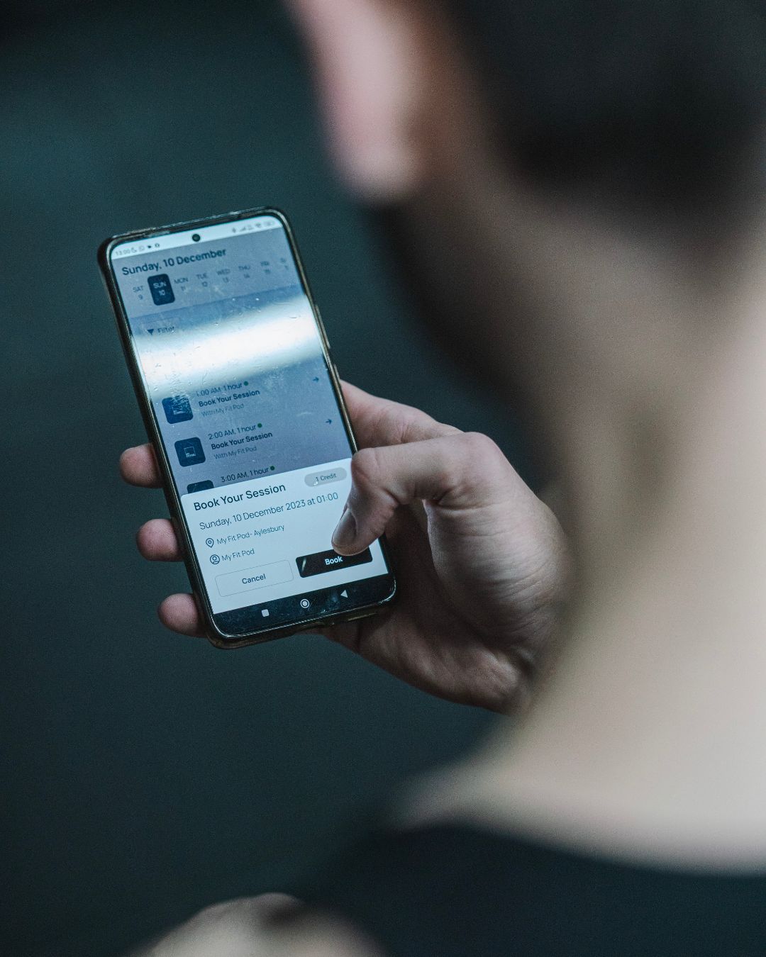 The My Fit Pod private gym app.