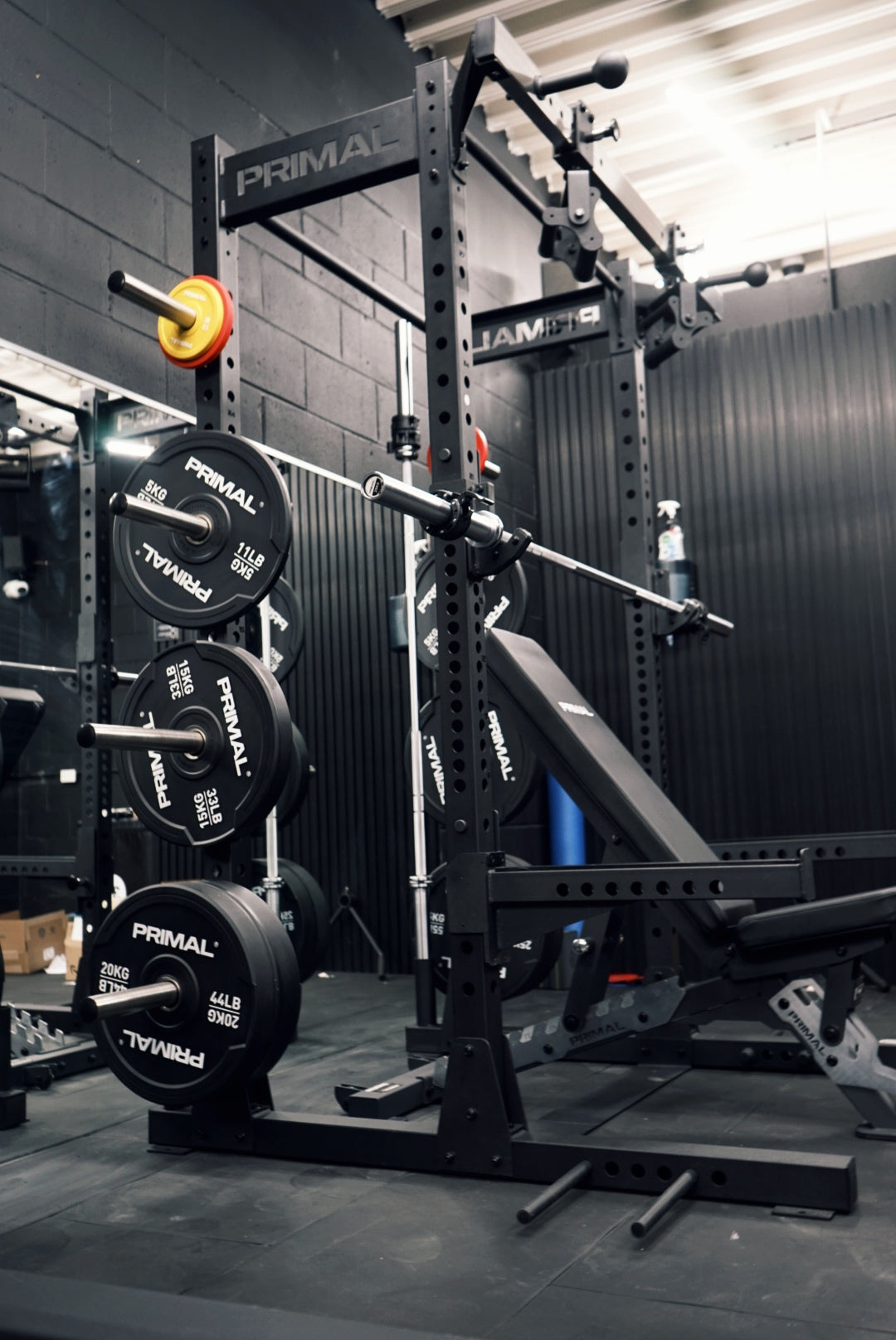 Squat rack and multi gym area in My Fit Pod Milton Keynes