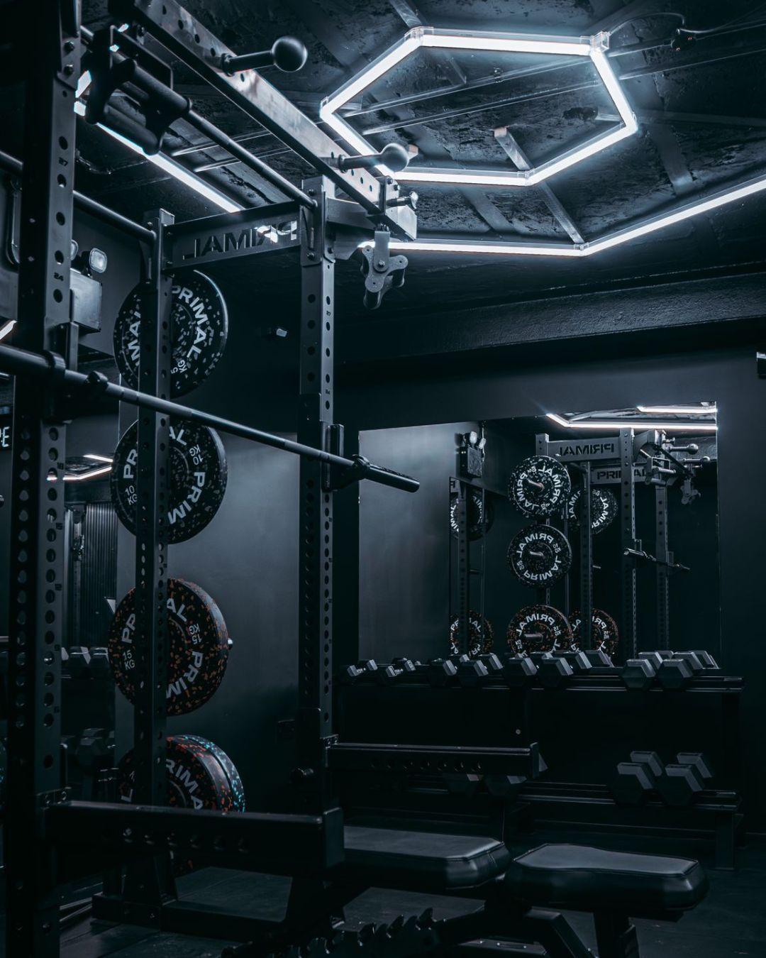My Fit Pod Berkhamsted squat rack and multi gym area